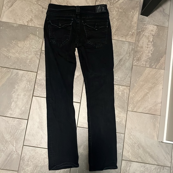 Authentic men’s True Religion Ricky W/flaps relaxed straight jeans. Lightly used - Picture 3 of 7